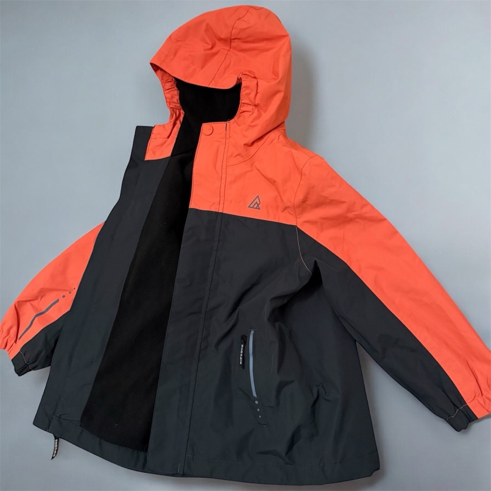 Ripzone Kids Insulated Winter Jacket Hooded Orange Black